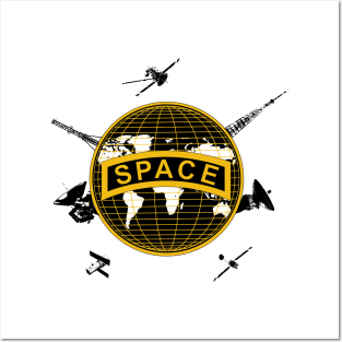 Space Ranger Satellite Patch Posters and Art